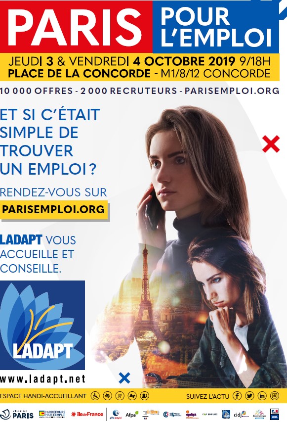 Paris pour l'emploi Handiaccueillant