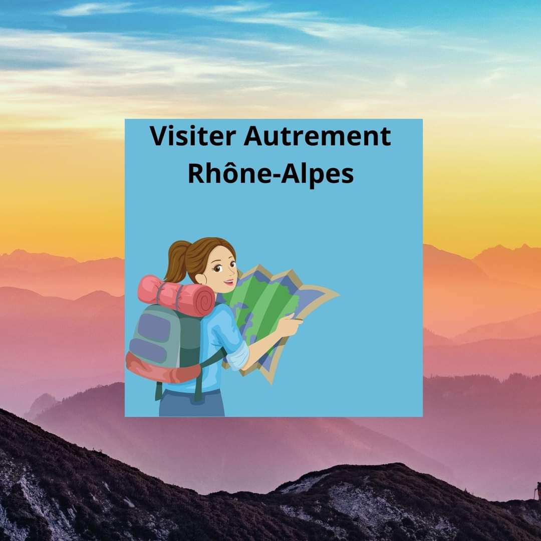 Le logo Visiter autrement Rhône-Alpes
